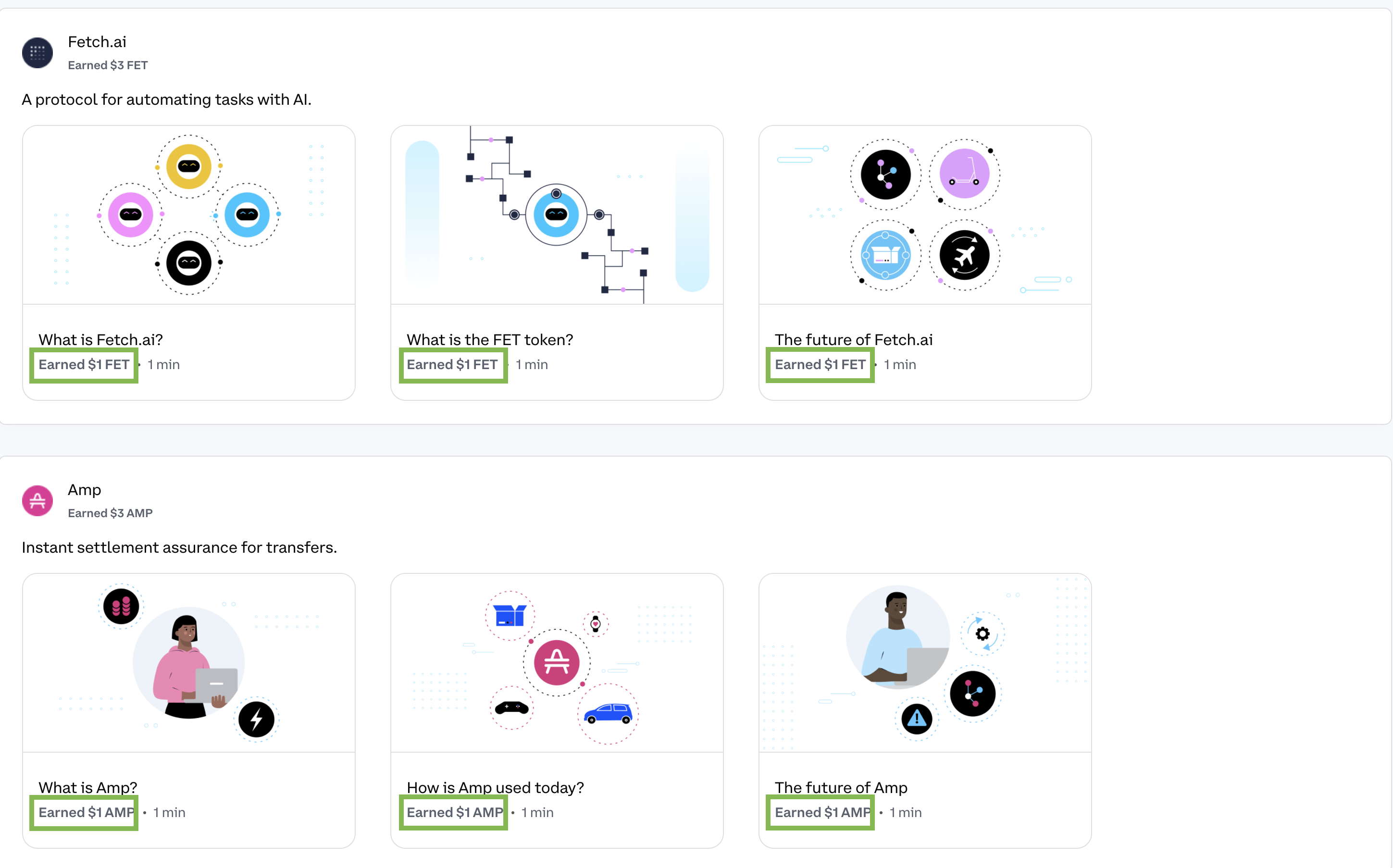 Coinbase lära och tjäna